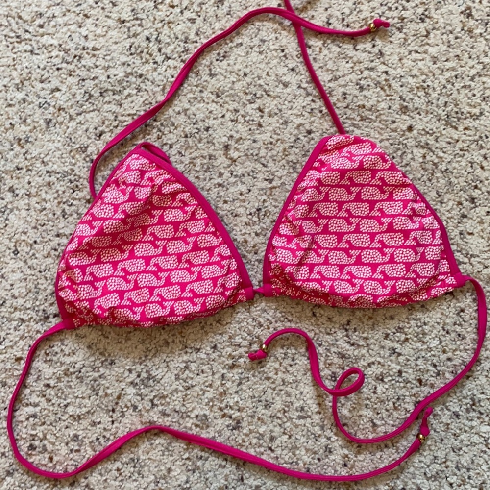 vineyard vines triangle bikini top